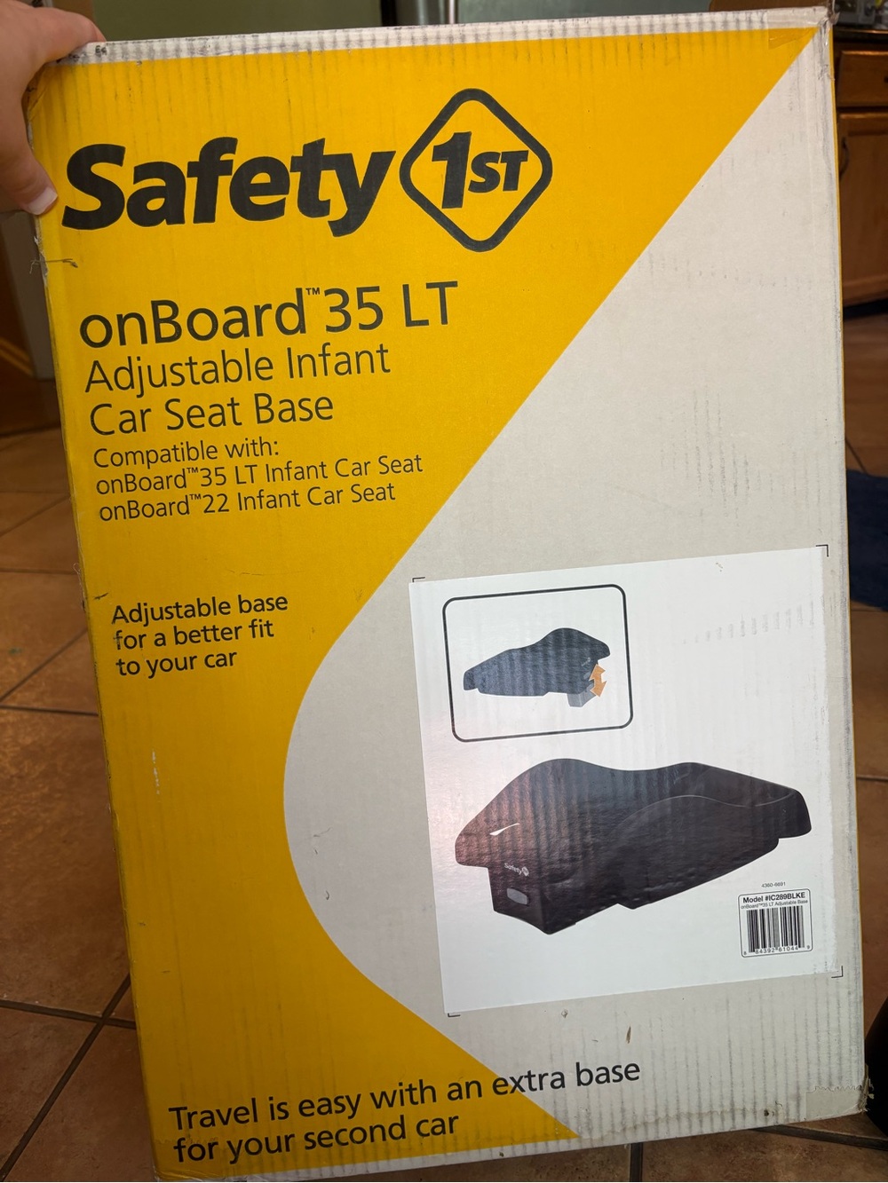 onBoard 35 LT Adjustable Infant Car Seat Base - Black